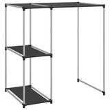 Vidaxl Späichere Rack fir iwwer Wäschmaschinn 87x55x90.5 cm Side schwaarz