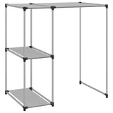 Vidaxl Storage Rack per la lavatrice sopra 87x55x90.5 cm grigio ferro