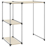 VIDAXL -LAGE -RAKE für Boven -Waschmaschine 87x55x90,5 cm Eisencreme -Colored