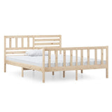 Vidaxl bedframe massief hout 120x190 cm