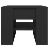 Vidaxl salontafel 55,5x55x45 cm bewerkt hout zwart