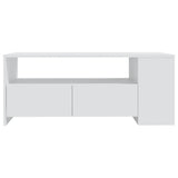 Vidaxl salontafel 102x55x42 cm bewerkt hout zwart