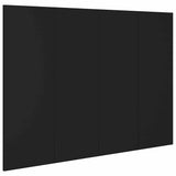 Vidaxl hoofdbord 120x1,5x80 cm bewerkt hout zwart