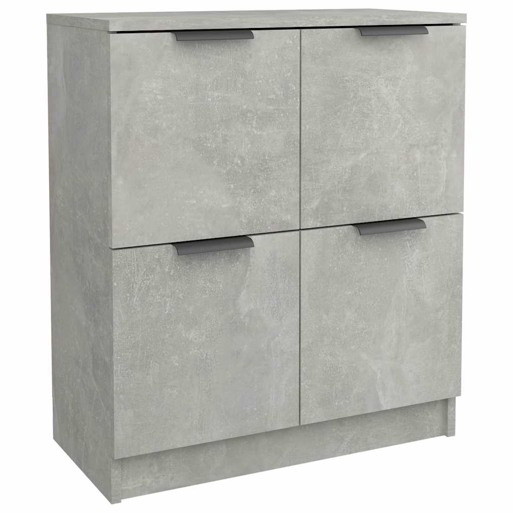 Vidaxl dressoir 60x30x70 cm bewerkt hout betongrijs