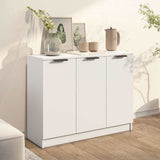 Vidaxl dressoir 90,5x30x70 cm bewerkt hout wit