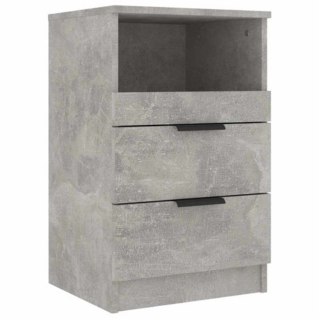Vidaxl nachtkastjes 2 st bewerkt hout betongrijs