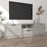 Vidaxl tv-meubel 140x35x40 cm bewerkt hout betongrijs