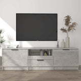 Vidaxl tv-meubel 140x35x40 cm bewerkt hout betongrijs