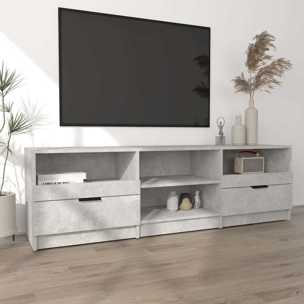 Vidaxl tv-meubel 150x33,5x45 cm bewerkt hout betongrijs