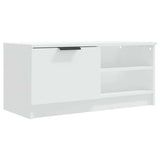 Vidaxl tv-meubel 80x35x36,5 cm bewerkt hout wit