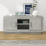 Vidaxl tv-meubel 102x35x45 cm bewerkt hout betongrijs