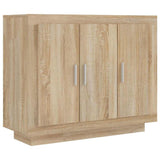 Vidaxl dressoir 92x35x75 cm bewerkt hout sonoma eikenkleurig