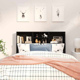Vidaxl hoofdbordkast 120x19x103,5 cm zwart