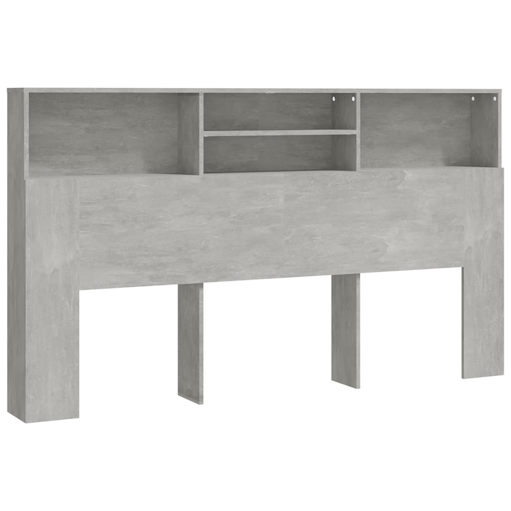 Vidaxl hoofdbordkast 180x19x103,5 cm betongrijs