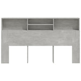Vidaxl hoofdbordkast 180x19x103,5 cm betongrijs