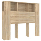 Vidaxl hoofdbordkast 120x18,5x102,5 cm sonoma eikenkleurig