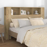 Vidaxl hoofdbordkast 160x18,5x104,5 cm sonoma eikenkleurig