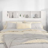 Vidaxl hoofdbordkast 160x18,5x104,5 cm hoogglans wit