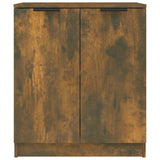 Vidaxl dressoir 60x30x70 cm bewerkt hout gerookt eikenkleurig