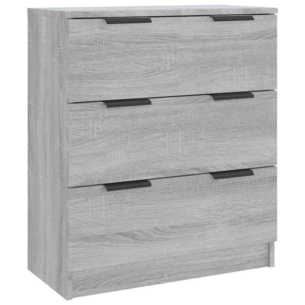 Vidaxl dressoir 60x30x70 cm bewerkt hout grijs sonoma eiken