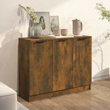 Vidaxl dressoir 90,5x30x70 cm bewerkt hout gerookt eikenkleurig