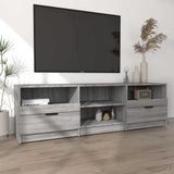 Vidaxl tv-meubel 150x33,5x45 cm bewerkt hout grijs sonoma eikenkleurig