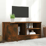 Vidaxl tv-meubel 80x35x36,5 cm bewerkt hout gerookt eikenkleurig