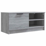 Vidaxl tv-meubel 80x35x36,5 cm bewerkt hout grijs sonoma eikenkleurig