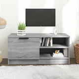 Vidaxl tv-meubel 80x35x36,5 cm bewerkt hout grijs sonoma eikenkleurig