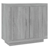 Vidaxl dressoir 80x40x75 cm bewerkt hout grijs sonoma eikenkleurig