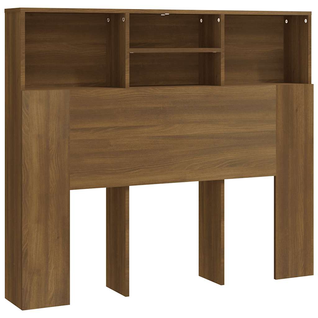 Vidaxl hoofdbordkast 120x19x103,5 cm bruin eikenkleur