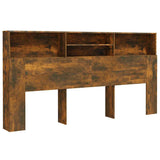 Vidaxl hoofdbordkast 200x19x103,5 cm gerookt eikenkleurig