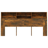 Vidaxl hoofdbordkast 200x19x103,5 cm gerookt eikenkleurig