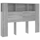 Vidaxl hoofdbordkast 140x18,5x104,5 cm grijs sonoma eikenkleurig