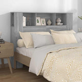 Vidaxl hoofdbordkast 140x18,5x104,5 cm grijs sonoma eikenkleurig