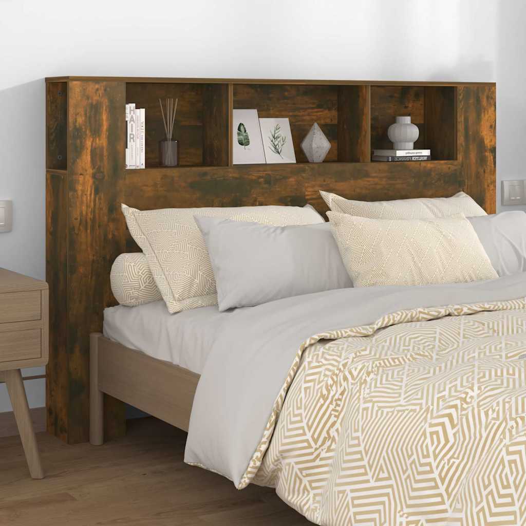 Vidaxl hoofdbordkast 160x18,5x104,5 cm gerookt eikenkleurig