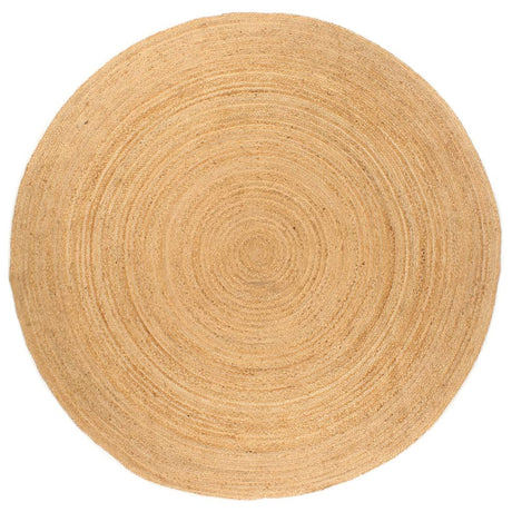 Vidaxl Teppich um 210 cm geflochtene Jute
