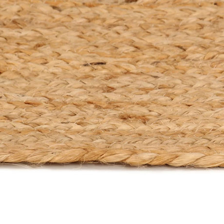 Vidaxl Teppich um 210 cm geflochtene Jute
