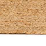 Vidaxl Teppich um 240 cm geflochtene Jute