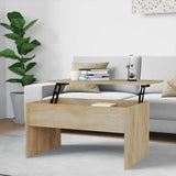 Vidaxl salontafel 80x50,5x41,5 cm bewerkt hout sonoma eikenkleurig