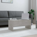 Vidaxl salontafel 102x50,5x46,5 cm bewerkt hout betongrijs