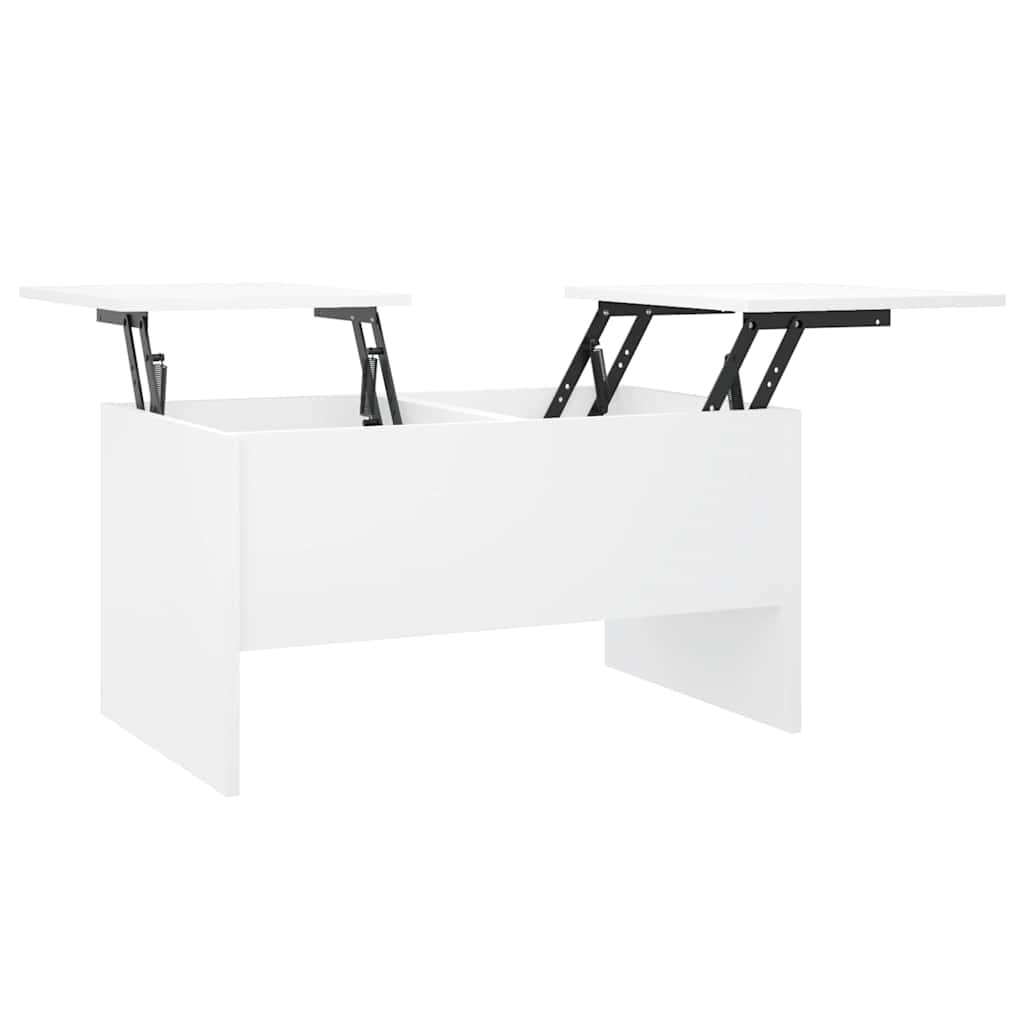 Vidaxl salontafel 80x50x42,5 cm bewerkt hout wit