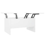 Vidaxl salontafel 80x50x42,5 cm bewerkt hout wit