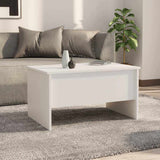Vidaxl salontafel 80x50x42,5 cm bewerkt hout wit