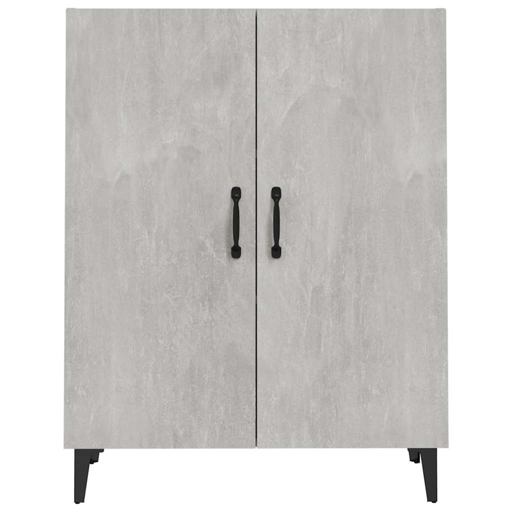 Vidaxl dressoir 70x34x90 cm bewerkt hout betongrijs