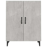 Vidaxl dressoir 70x34x90 cm bewerkt hout betongrijs