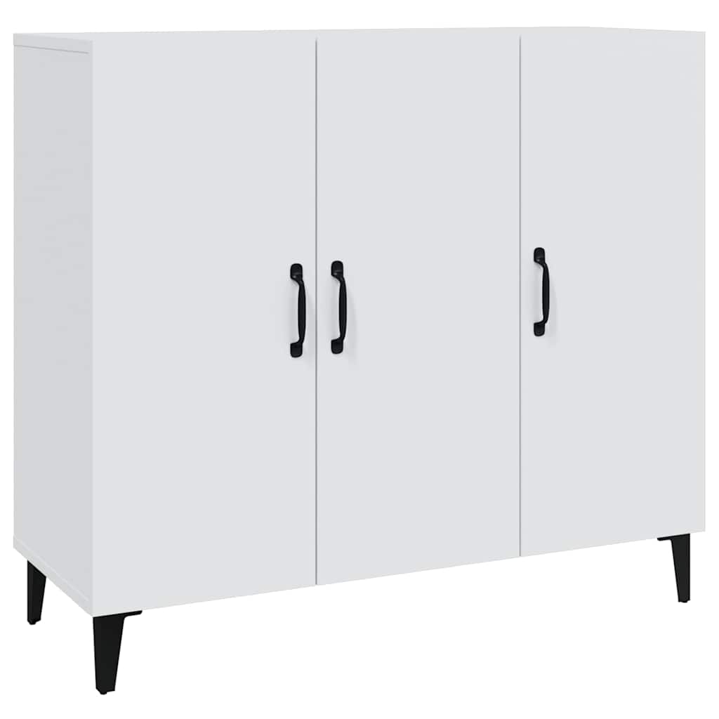 Vidaxl dressoir 90x34x80 cm bewerkt hout wit