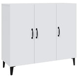 Vidaxl dressoir 90x34x80 cm bewerkt hout wit