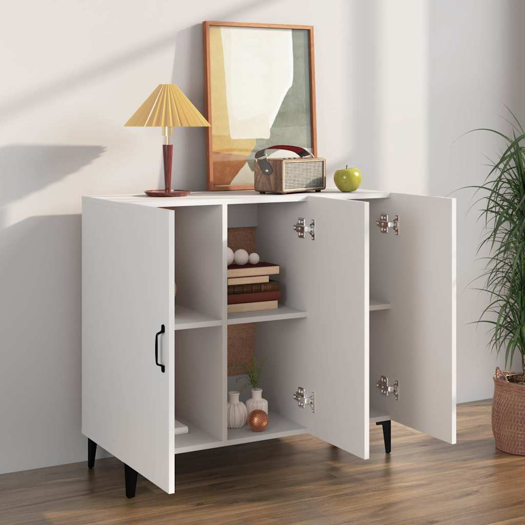 Vidaxl dressoir 90x34x80 cm bewerkt hout wit