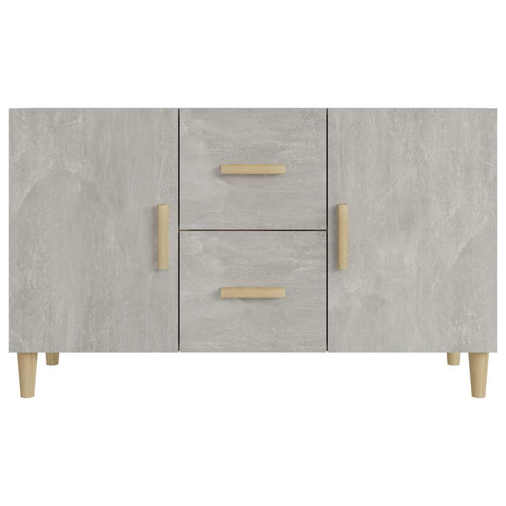 Vidaxl dressoir 100x36x60 cm bewerkt hout betongrijs